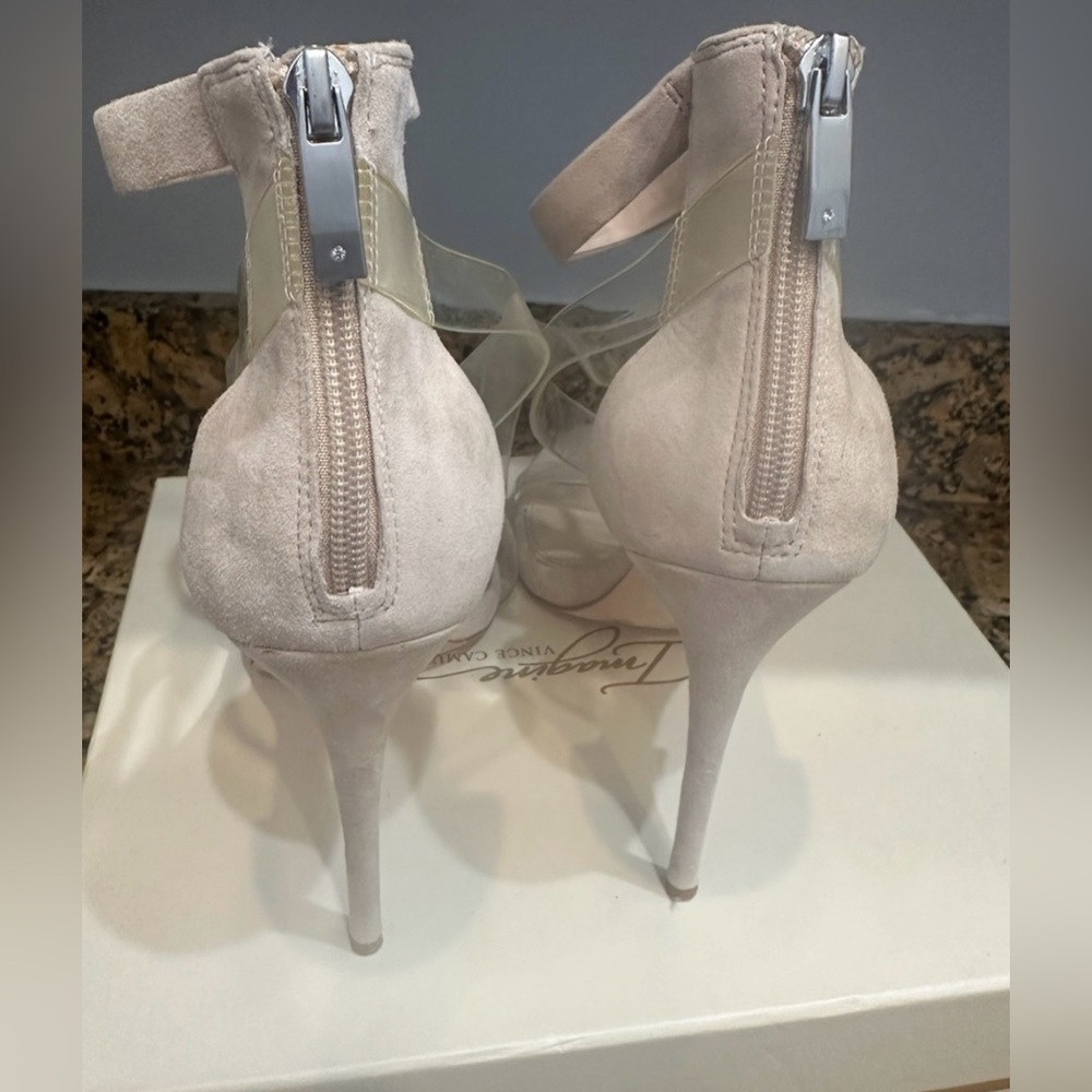 Vince Camuto  Imagine IM-Devine4 Clear /Suede Size 10 - Picture 7 of 10
